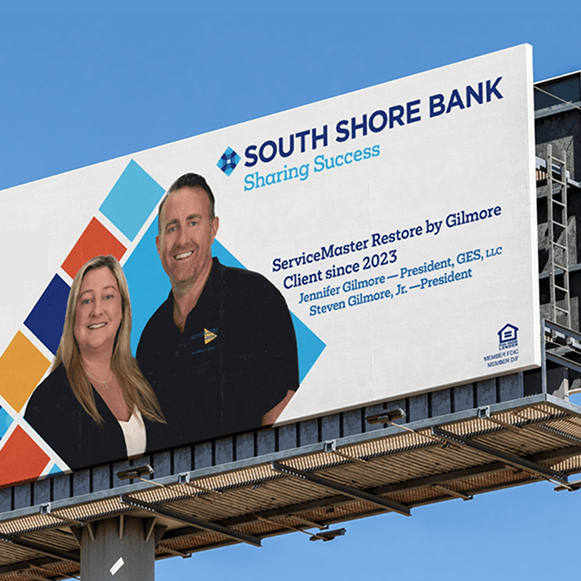 south shore bank billboard